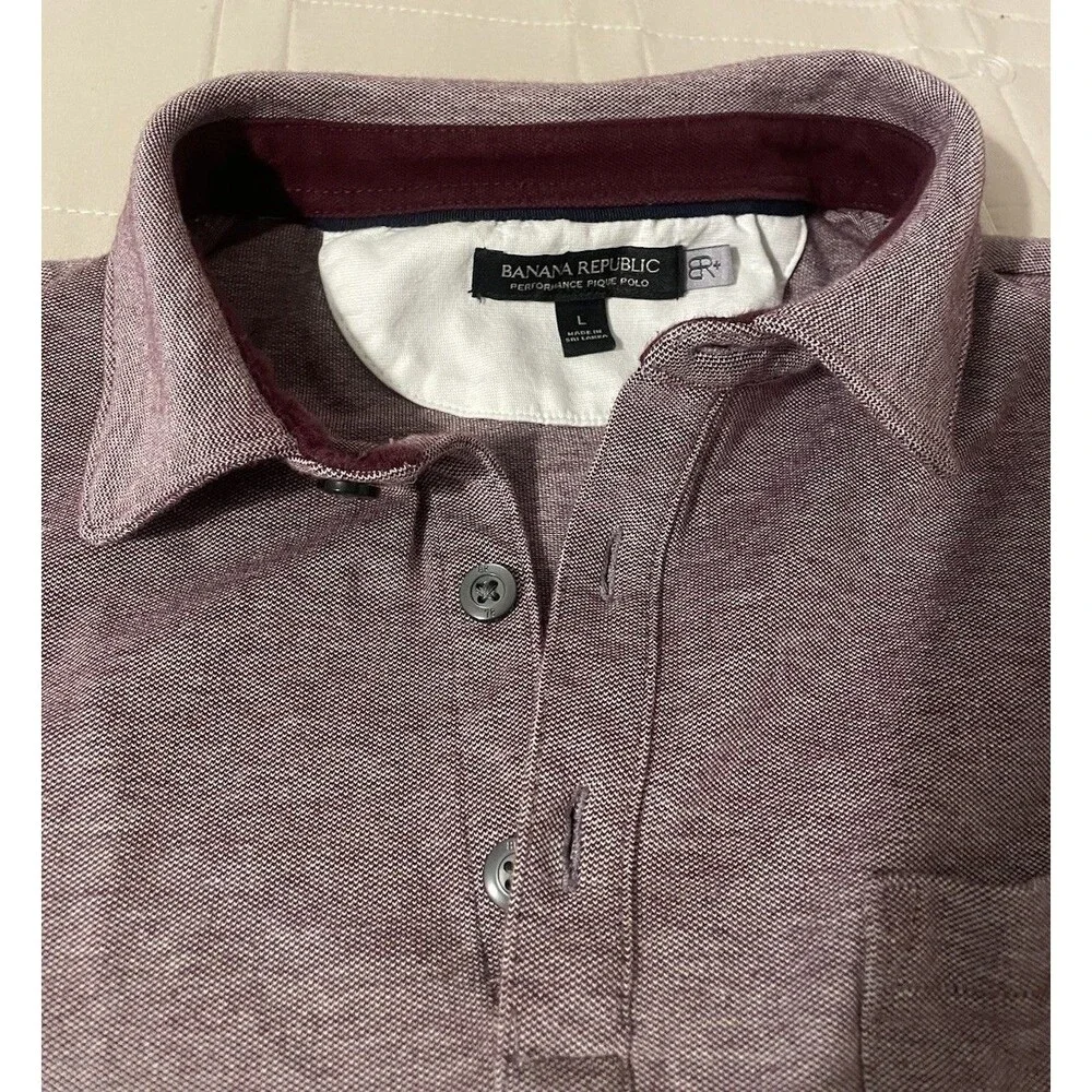 Banana Republic polo shirt mens large